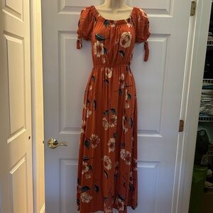 Band of Gypsies Floral Maxi Dress